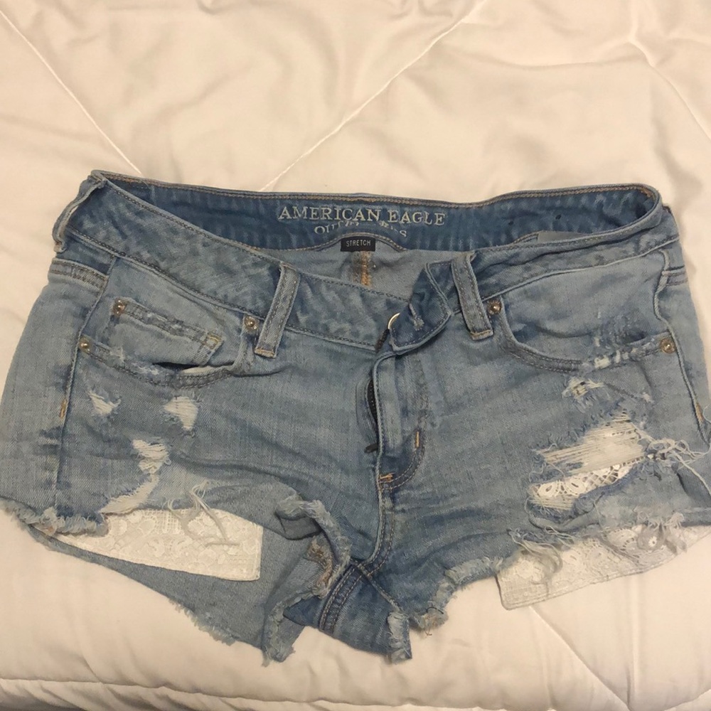 American eagle denim shorts